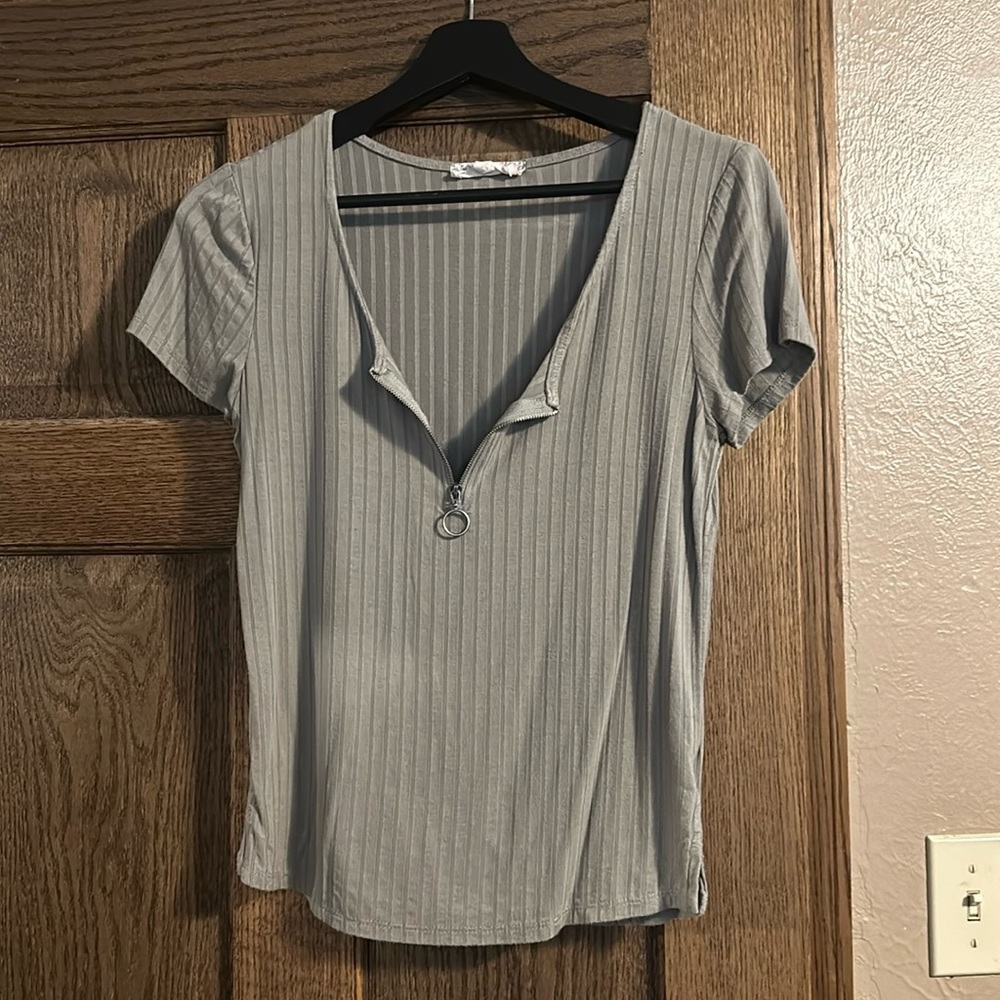 Half zip shirt